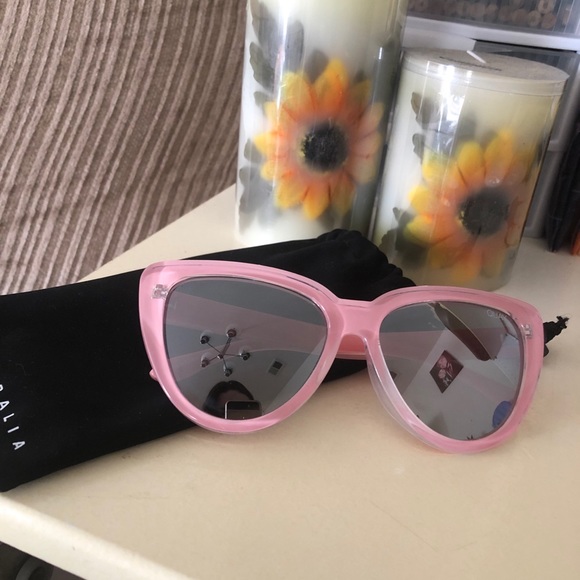 QUAY My Girl Pink Sunglasses